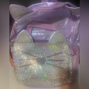 Glitter Cat book bag. NWT!